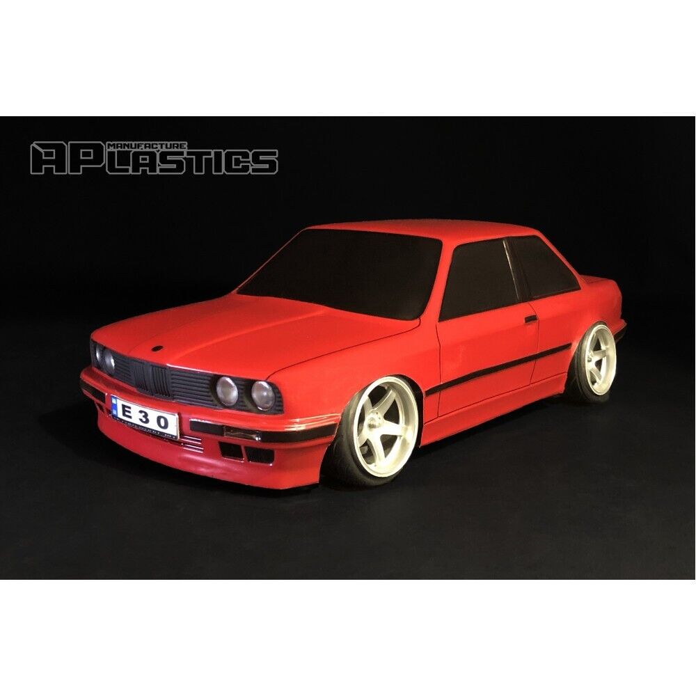 APlastics BMW E30 Coupe 1 10 RC Car Body Shell Unpainted 196mm UK Drift Manji RC