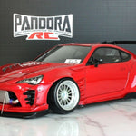 Pandora Toyota GT86 ZN6 BN Sports 1/10 Scale RC Body Shell 207mm Unpainted PAB-3199