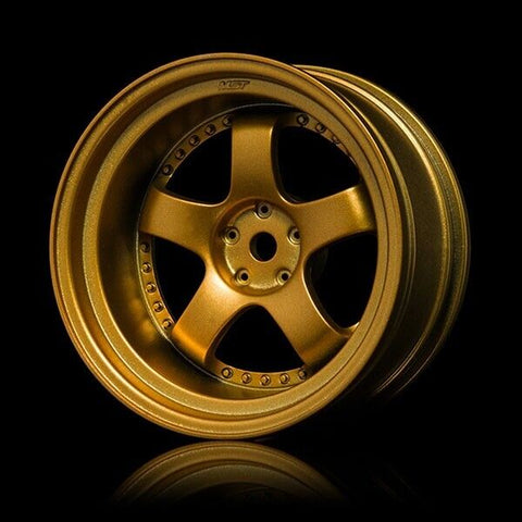 RC MST SP1 1/10 RC Wheel Rim Set +9mm, Gold (4pcs) 832052GD