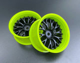 Tetsujin 1/10 Daisy Style Wheel Set with adjustable offsets (3mm, 6mm, 9mm) for RC drift cars TT-8097