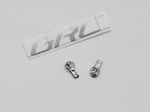 RC Body Shell Bonnet/Hood Pins Catch Set, 1:10 Scale, 2pcs - GRC