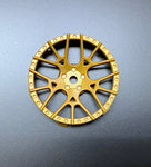 Tetsujin 1/10 scale RC Wheel Centre Disk Set in Lycoris Style, available in multiple colours