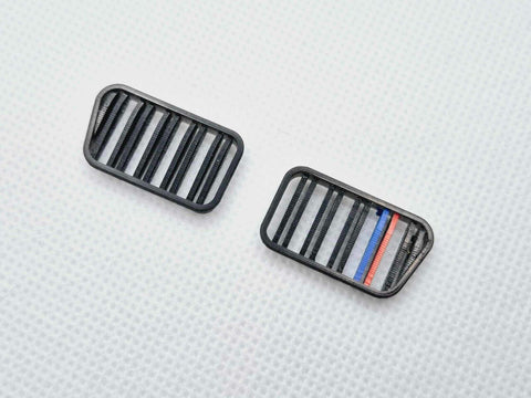 GRC 1/10 RC BMW E36 Front Grill for Body Shell with Red and Blue M-Sport Stripes