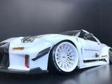 Tetsujin Super Rim 'Dahila' Adjustable Offset RC Wheels, 2-piece set for enhanced customization white