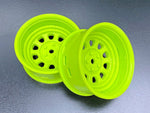 Tetsujin Sunflower Super Rim Wheel Set - Adjustable 1:10 RC Car Wheel Set - flu yellow