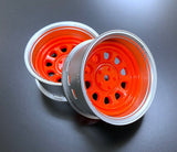 Tetsujin Sunflower Super Rim Wheel Set - Adjustable 1:10 RC Car Wheel Set - Orange