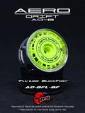 DS Racing Aero Drift 1/10 Wheel Inserts for Drift Elements, 2pcs set - Green