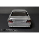 1:10 RC Mercedes W124 E500 Body Shell, Clear Unpainted, 195mm, Aplastics - UK