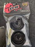 DS Racing Drift Elements Mesh 2pc, Adjustable 1/10 RC Wheel Set - DE-306