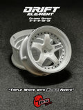 DS Racing Drift Elements Wheel Set, 2pcs, adjustable offset for 1/10 scale RC cars, DE-002