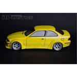 APlastics BMW E36 M3 1:10 RC Car Body Shell, Clear Unpainted, 197mm - UK