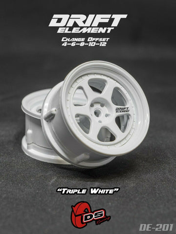 DS Racing Drift Elements 2 Wheel Set 2pcs - DE-201 For RC Drift Car