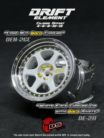 RC Drift Car DS Racing Drift Elements 2 Wheel Set 2pcs - DE-211