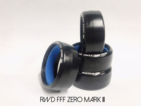 DS Racing FFF Zero Mark 3 RC Drift Car Tyres for 1/10 scale, high performance