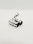 RC Parts Lab Stainless Steel 12mm Dual Step Exhaust Muffler Pipe