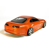 APlastics Toyota Supra A80 MK4 RC Car Body Shell, Clear Unpainted, 204mm - UK