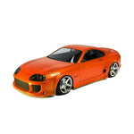 APlastics Toyota Supra A80 MK4 RC Car Body Shell, Clear Unpainted, 204mm - UK