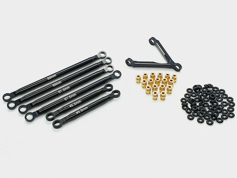 Axial SCX24 Aluminium Lower Chassis Tie Rod Linkage Set