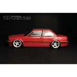 APlastics BMW E30 Coupe 1:10 RC Car Body Shell, Clear Unpainted, 196mm - UK