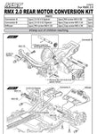 RC MST RMX RRX 2.5 Rear Motor Conversion Kit - 210579