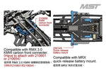 RC MST RMX 2.5 Carbon Lower Chassis Deck, Flexable, Lightweight 210656 - UK