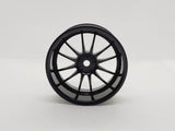 1:10 RC Multi Spoke Wheel Rim Set, 9mm Black