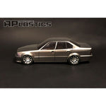 APlastics BMW E34 Sedan 1:10 RC Car Body Shell, Clear Unpainted, 195mm - UK