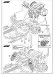 RC MST RMX RRX 2.5 Rear Motor Conversion Kit - 210579