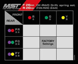 RC MST DK Coil Spring Set, 26-28mm, 6 Sets, 820157