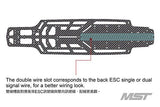 RC MST RMX 2.5 Carbon Lower Chassis Deck, Flexable, Lightweight 210656 - UK