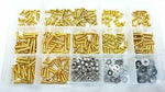 Gold Plated M3 Metric Allen Screw Kit, 330pcs