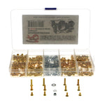 Gold Plated M3 Metric Allen Screw Kit, 330pcs